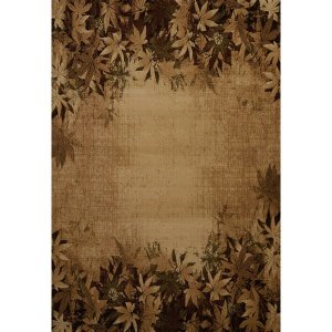 Homeroots.co 368988 31 X 50 Toffee Polypropylene Mat Rug