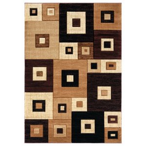 Homeroots.co 367219 22 X 32 Brown Olefin  Polypropylene Accent Rug