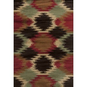 Homeroots.co 371860 22 X 36 Multicolor Polypropylene Mat Rug