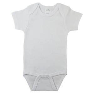 Bambini 0010BM Interlock Short Sleeve Onezie