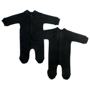 Bambini 515DL2 Bambini Black Interlock Sleep  Play (pack Of 2)