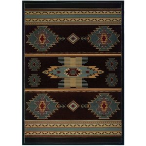 Homeroots.co 368946 22 X 32 Smoke Blue Polypropylene Accent Rug