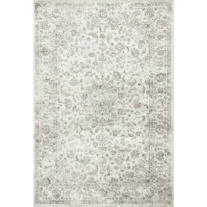 Homeroots.co 353489 2' X 3' Viscose Silver Accent Rug