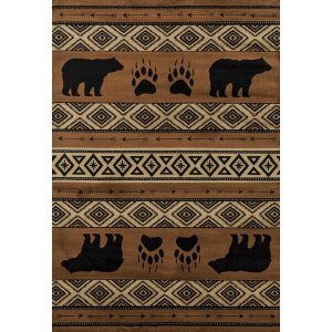 Homeroots.co 371896 22 X 36 Brown Polypropylene Mat Rug