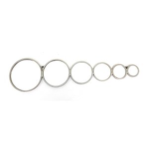 Homeroots.co 274603 12 X 47 X 1 Silver, Bubble-like Circles, Mirror - 