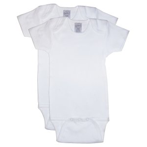 Bambini 0010M Bambini 2 Pack One Piece White Variety Pack