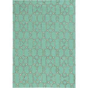 Homeroots.co 353315 2' X 3' Uv Treated Polypropylene Spa Accent Rug