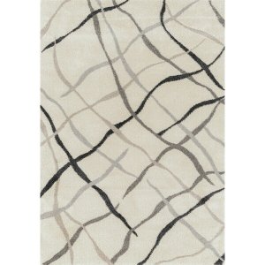 Homeroots.co 372037 22 X 36 Cream Polypropylene Accent Rug