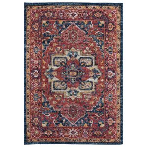 Homeroots.co 366976 22 X 36 Brick Olefin Accent Rug