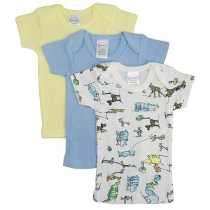 Bambini 058S Bambini Printed Boys Short Sleeve Variety Pack