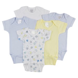 Bambini CS_0293L Bambini Short Sleeve One Piece 5 Pack