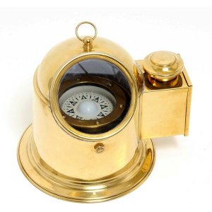 Homeroots.co 364301 7.25 X 9 X 7 Binnacle Compass Large