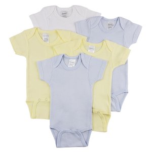 Bambini CS_0301L Bambini Short Sleeve One Piece 5 Pack