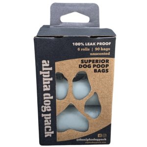 Alpha 654690233202 Epi Degradable Poop Bag Package