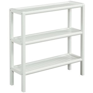 Homeroots.co 380026 29 Bookcase With 3 Shelves In White