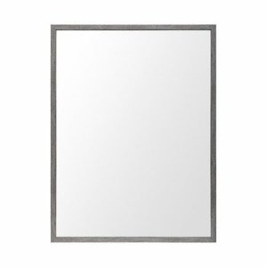 Homeroots.co 380079 Rectangle Grey Accent Mirror With Driftwood Qualit