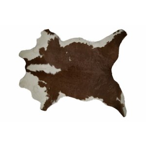 Homeroots.co 293165 24 X 36 Brown And White Calfskin - Area Rug