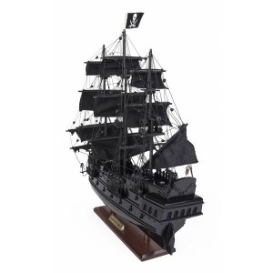 Homeroots.co 366191 6.5 X 20 X 19black Pearl Pirate Ship