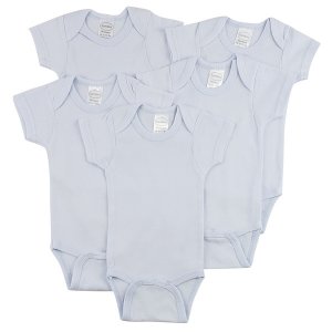 Bambini CS_0263L Bambini Short Sleeve One Piece 5 Pack