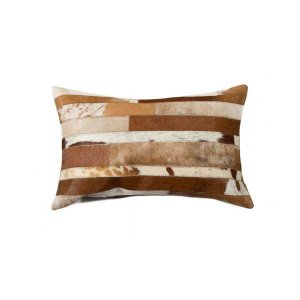 Homeroots.co 317074 12 X 20 X 5 Brown And White - Pillow