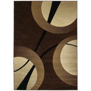 Homeroots.co 368416 31 X 50 Chocolate Polypropylene Accent Rug