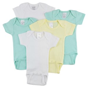 Bambini CS_0281M Bambini Short Sleeve One Piece 5 Pack