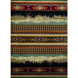 Homeroots.co 366677 22 X 26 Multicolor Polypropylene Accent Rug