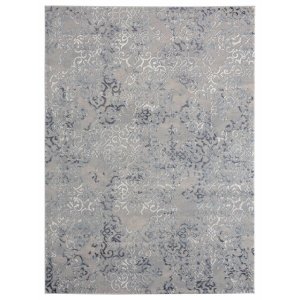 Homeroots.co 367872 23 X 36 Blue Polyester  Olefin Accent Rug