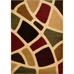 Homeroots.co 371300 22 X 36 Multicolor Polypropylene Accent Rug