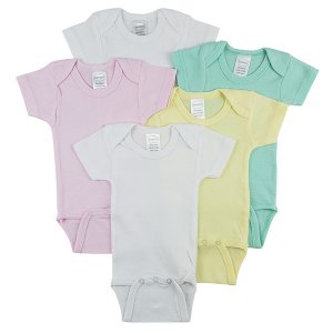 Bambini CS_0278M Bambini Short Sleeve One Piece 5 Pack