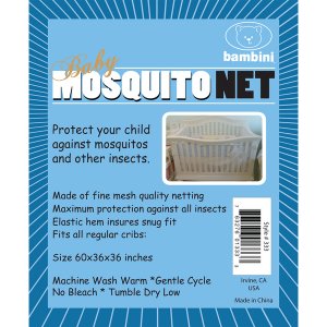 Bambini 333Pack Bambini Crib Mosquito Net