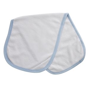 Bambini 1025B Terry Burpcloth With Blue Trim