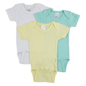 Bambini CS_0253M Bambini Short Sleeve One Piece 3 Pack