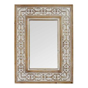 Homeroots.co 373281 Wood Framed Wall Mirror