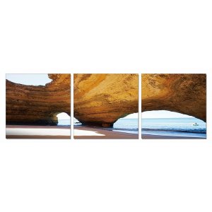 Homeroots.co 284018 24 Multicolor Canvas 3 Horizontal Panels Photo