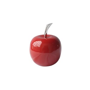 Homeroots.co 354694 4.5 X 4.5 X 6 Buffed And Red Small Apple