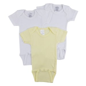 Bambini CS_0258L Bambini Short Sleeve One Piece 3 Pack