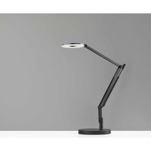 Homeroots.co 372905 Bendy Black Metal Led Desk Lamp