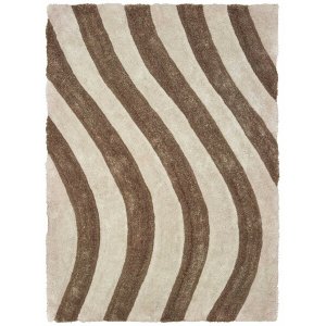 Homeroots.co 369193 22 X 26 Beige Polyester Accent Rug