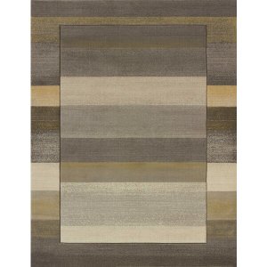 Homeroots.co 368556 22 X 32 Grey Polypropylene Accent Rug