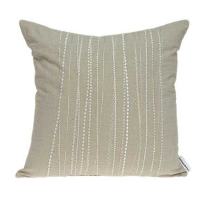 Homeroots.co 333983 20 X 0.5 X 20 Transitional Beige Accent Pillow Cov