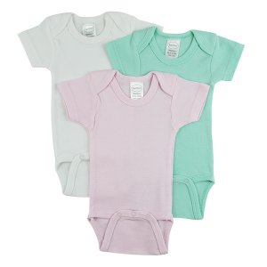 Bambini CS_0254M Bambini Short Sleeve One Piece 3 Pack