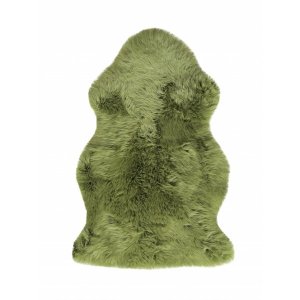 Homeroots.co 376936 Lime New Zealand Natural  Shearling Sheepskin Rug