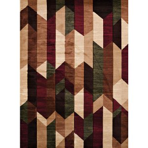 Homeroots.co 368616 22 X 32 Multicolor Polypropylene Accent Rug