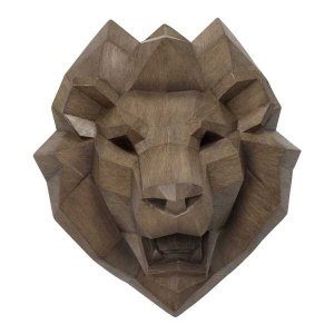 Homeroots.co 373451 Powerful Lion Head Wall Decor