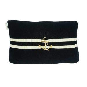 Homeroots.co 334215 20 X 5 X 12 Nautical Blue Pillow Cover With Down I