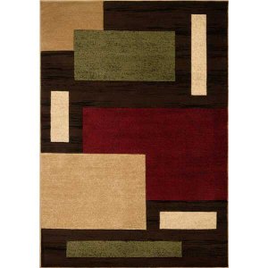 Homeroots.co 371280 22 X 36 Multicolor Polypropylene Accent Rug