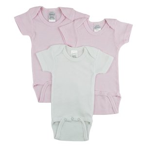 Bambini CS_0249L Bambini Short Sleeve One Piece 3 Pack