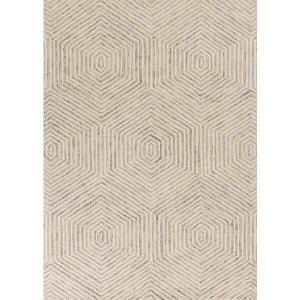 Homeroots.co 353369 2' X 4' Wool Ivory Area Rug