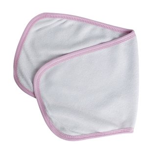 Bambini 1025P Terry Burpcloth With Pink Trim